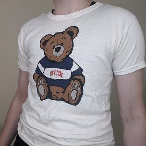 Brandy Melville New York Teddy Bear T Shirt